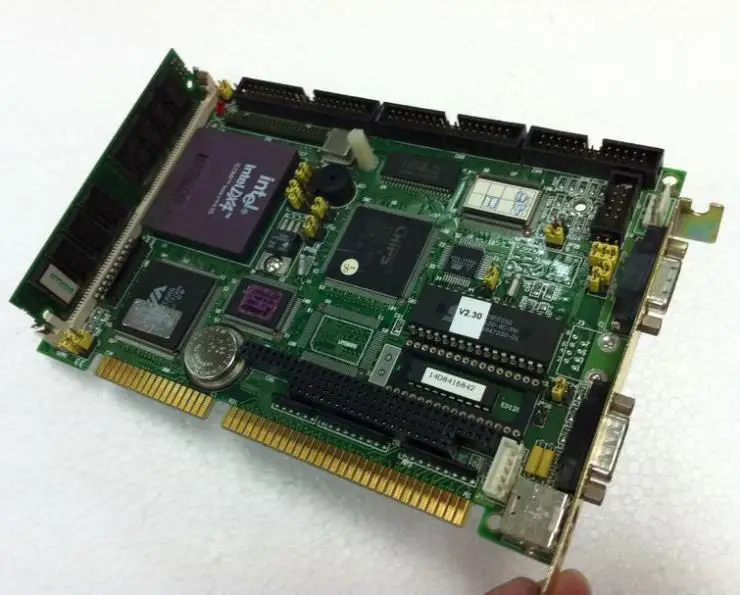 

A-dvavtech Industrial Board Pca-6145 PCA-6145B/45L Spark Machine Motherboard 486 Long Card not with RAM and CPU