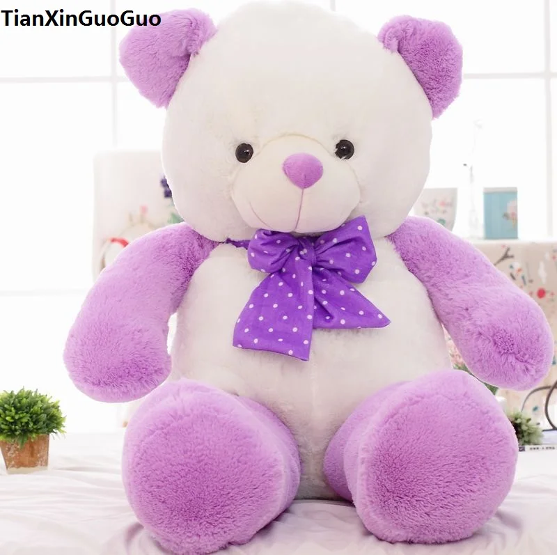 purple teddy bear