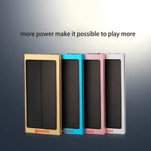 Солнечный 8000 mah внешний аккумулятор 2 USB светодиодный Банк питания портативное зарядное устройство для мобильного телефона Xiaomi iphone X 8 plus