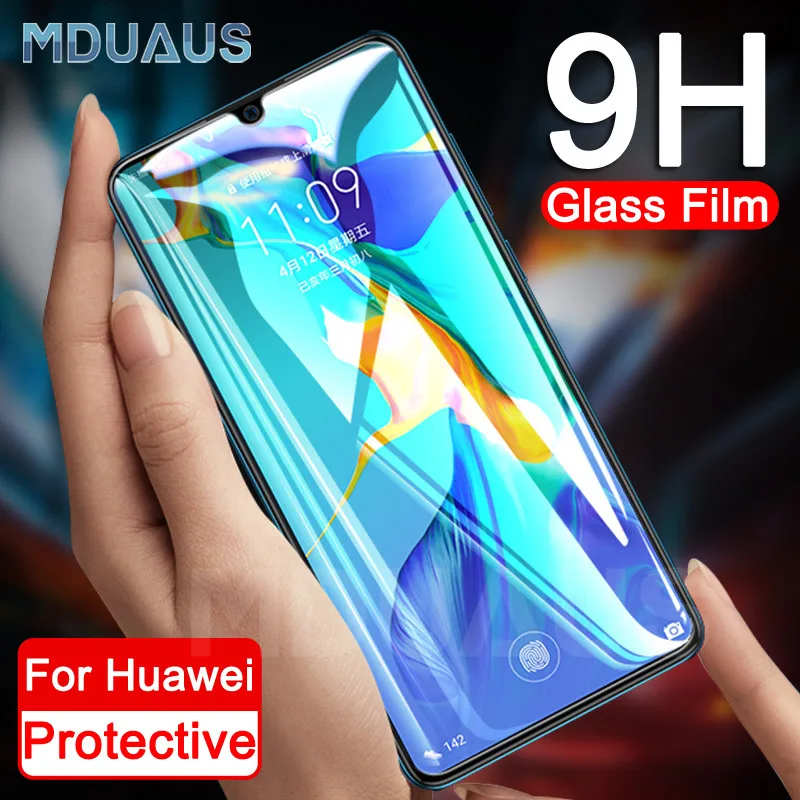 

9H Tempered Glass on the For Huawei P30 Lite Screen Protector For Huawei P20 Pro P10 Lite Plus P Smart Protective Glass Film