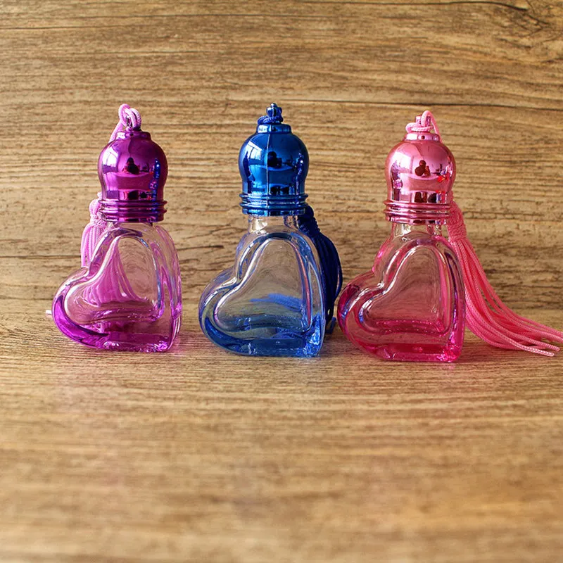 5ML Cute Love Perfume Empty Bottle Roll On Glass Small Bottle Essential Oil Bottle F20172349in