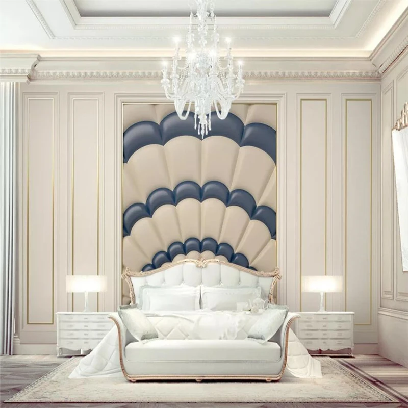 

beibehang Custom wallpaper mural European rich art soft package TV background wall painting papel de parede 3d wallpaper