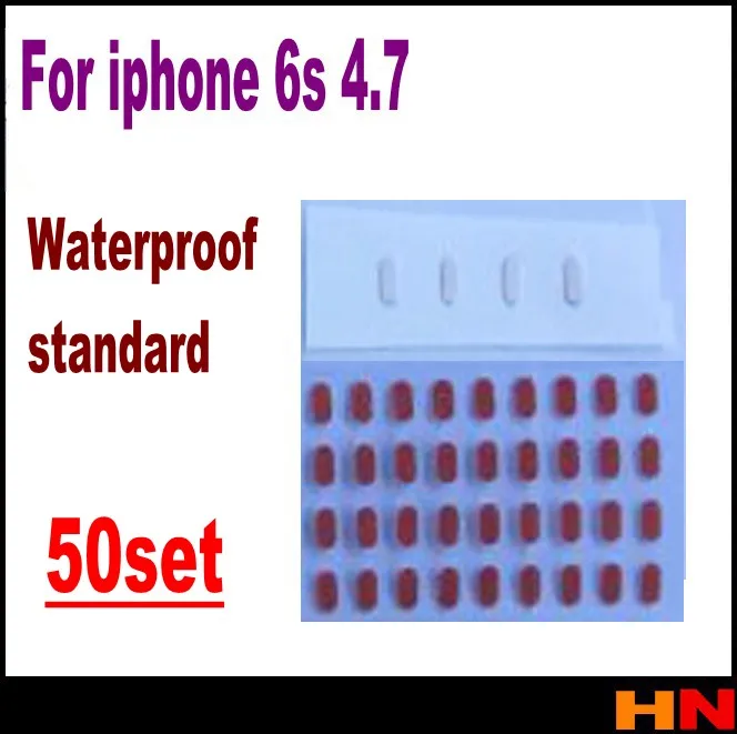 50 комплектов для iphone 6S 4 7 водонепроницаемая бумага с индикатором воды