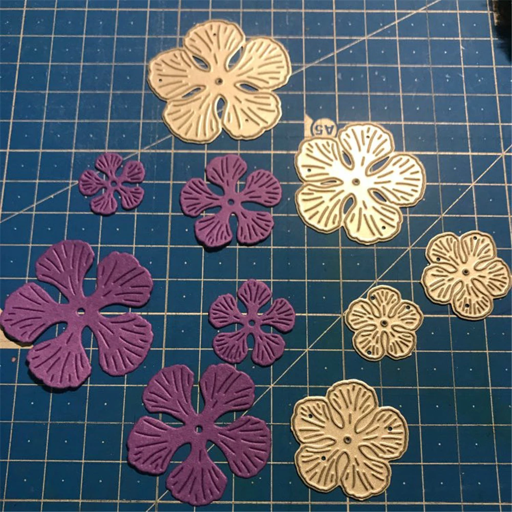 5pcs-Flower-Stitched-metal-Cutting-dies-Christmas-New-2018-Stencil-for-DIY-Scrapbooking-Craft-dies-Cut