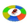 KACUU Glowing Magical Race Track DIY Universal Accessories Racing Track Ramp Turn Road Bridge Crossroads Toys For Children Gift 5
