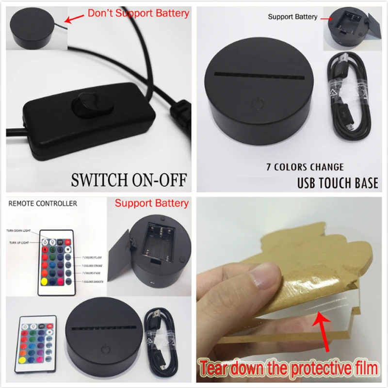 Luzes da Noite nova chegada 3d câmera de Shipping : China Post Free Shipping