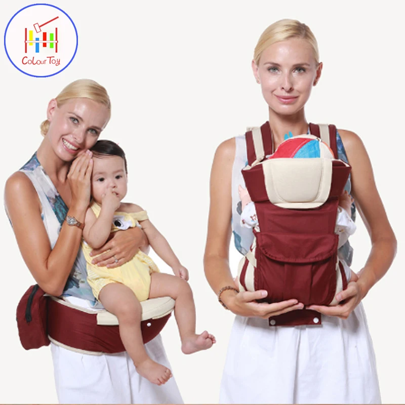 Breathable Multifunctional Baby Carrier Backpack Front Back Hip Face In and Face Out Child
