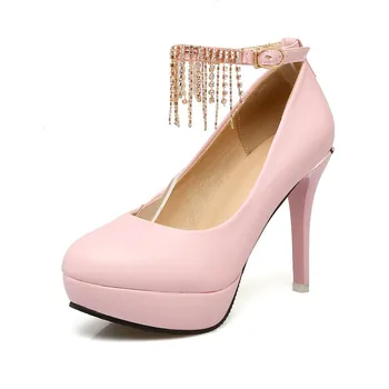 

2018 fashion sexy fine with shallow mouth with ultra high waterproof 45 single shoe size code 31-1823