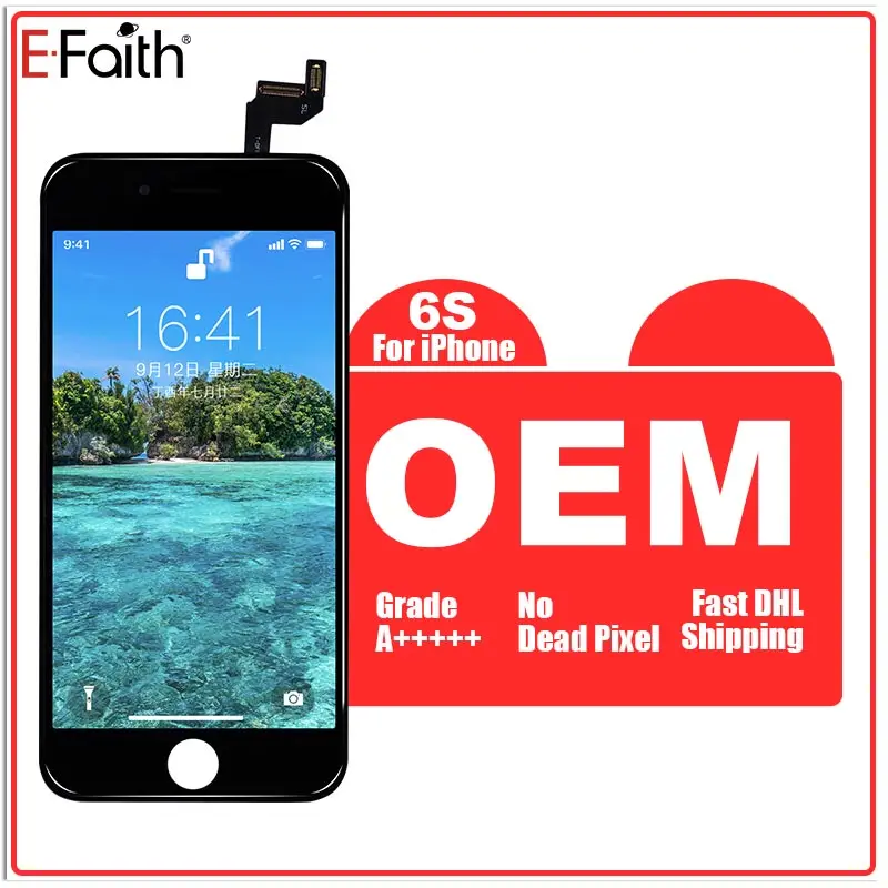 10 шт./лот A +++ OEM ЖК-дисплей или дисплей для Apple iPhone 6s с сенсорным экраном дигитайзер