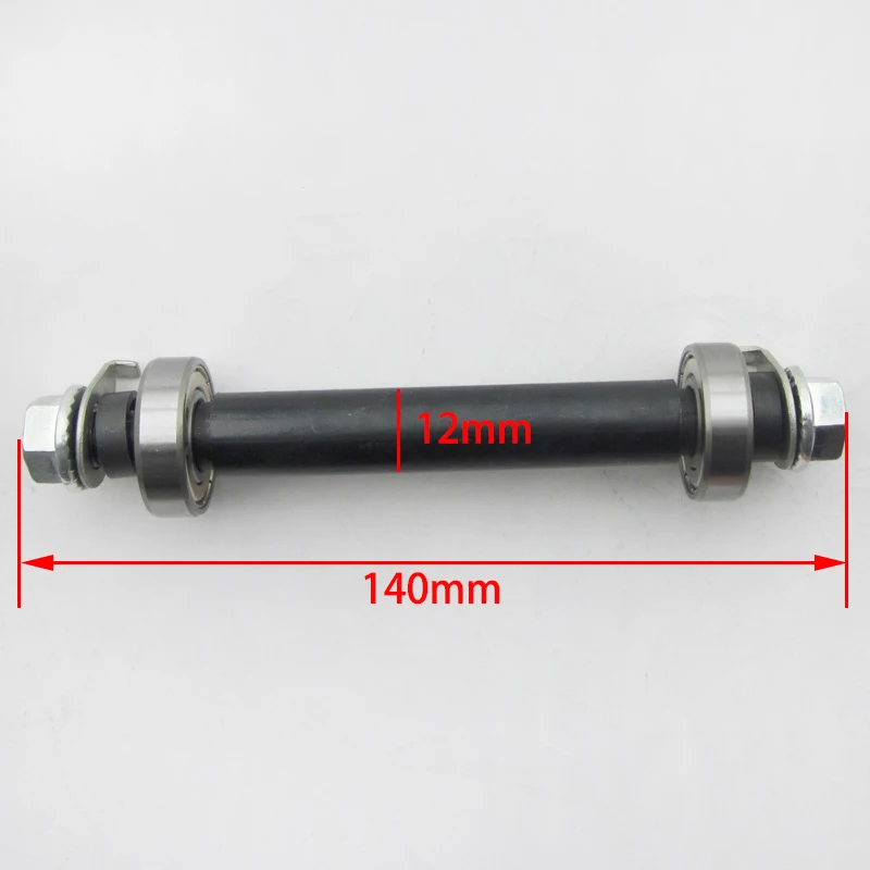 Front Wheel Axle 12X140mm for 12 inch Front Wheel Dolphin Electric