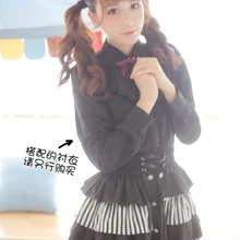 Платье принцессы, Милая юбка для девочек-подростков h повседневные спортивные штаны с высокой талией с затягивающими шнурками двубортное пальто для девочек, многослойная юбка-пачка для женщин юбки Dolley-0046