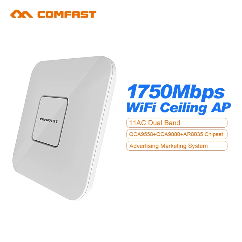 Comfast CF E380AC 1750 MWiFi точка доступа Dual Band 2 4 + 5 ГГц 11AC gigabit Router Беспроводной Wi Fi