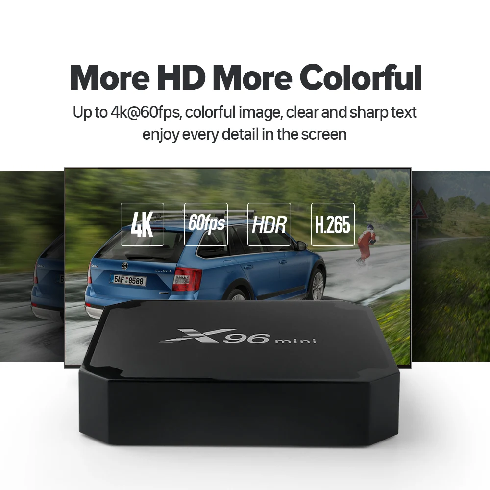 QHDTV 1 Year IPTV Box X96 Mini 2+16G Android 7.1 Arabic Belgium French Netherlands IPTV France Subscription QHDTV IPTV Receiver 