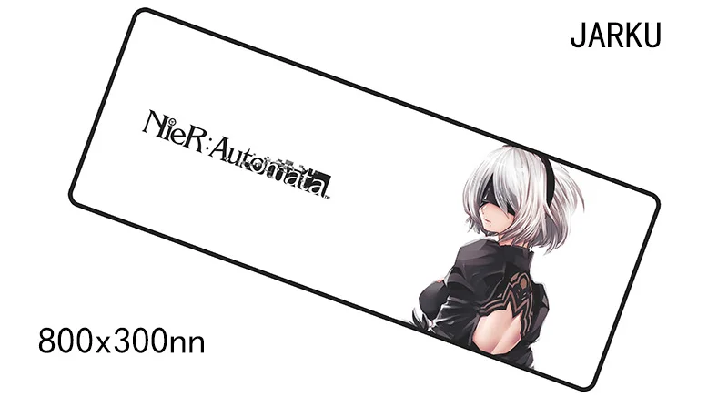 NieR Automata коврик для мыши 800x300x2 мм коврики для мыши notbook компьютерный коврик для мыши Аниме игровая мышь геймерская клавиатура коврики для мыши