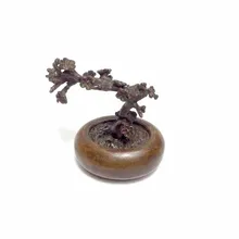 Мини твердый красный медный чай pet любимый стол маленькие украшения цветок сливы Орхидея бамбуковая Хризантема ладан держатель