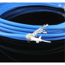 1 метр коаксиальный кабель одножильный посеребренный щит аудио кабель профессиональный аудио кабель для аудиофилов diy