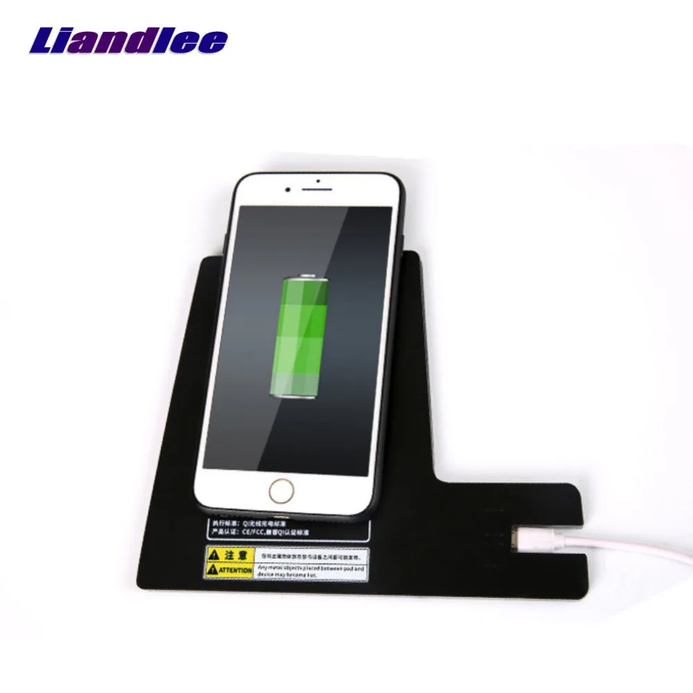 Liandlee For Honda Avancier URV 2016~2018 Special Car Wireless Charger Armrest Storage For IPhone Android Phone Battery Charger