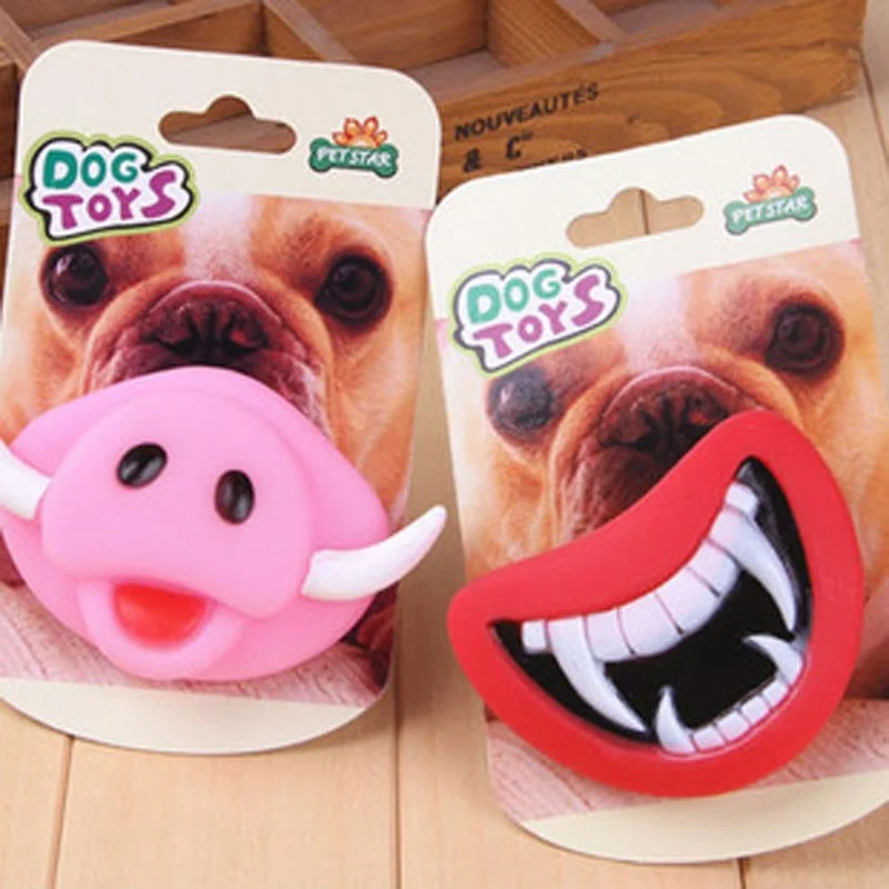 Buy 1PCS Funny Pet Dog Teeth Toy Puppy Chew Sound Dogs