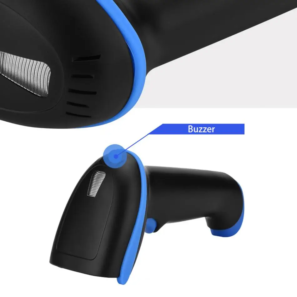 Reader para Android Usb sem Fio Alta Qualidade Handheld 1d Cabo Barcode Scanner Bar Iso Windows Computador Tablet Telefone 2.4 Ghz 6 Fio 1D Cabo Barcode Scanner Bar Reader