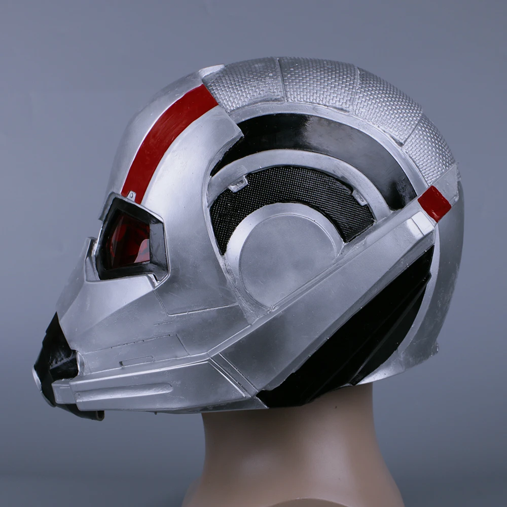 2018 Movie Antman 2 Antman And The Wasp Helmet Mask Latex Cosplay Scott Edward Mask Antman Halloween Party Prop (3)
