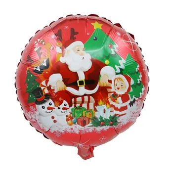 

5pcs/Hot Santa Claus Christmas Tree Aluminum foil Balloon Christmas party Gift Decorative Balloons