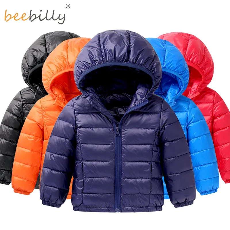 

90% duck down warm Ultra light boys winter down Outerwear & Coats for girls Kids white down parkas children clothes