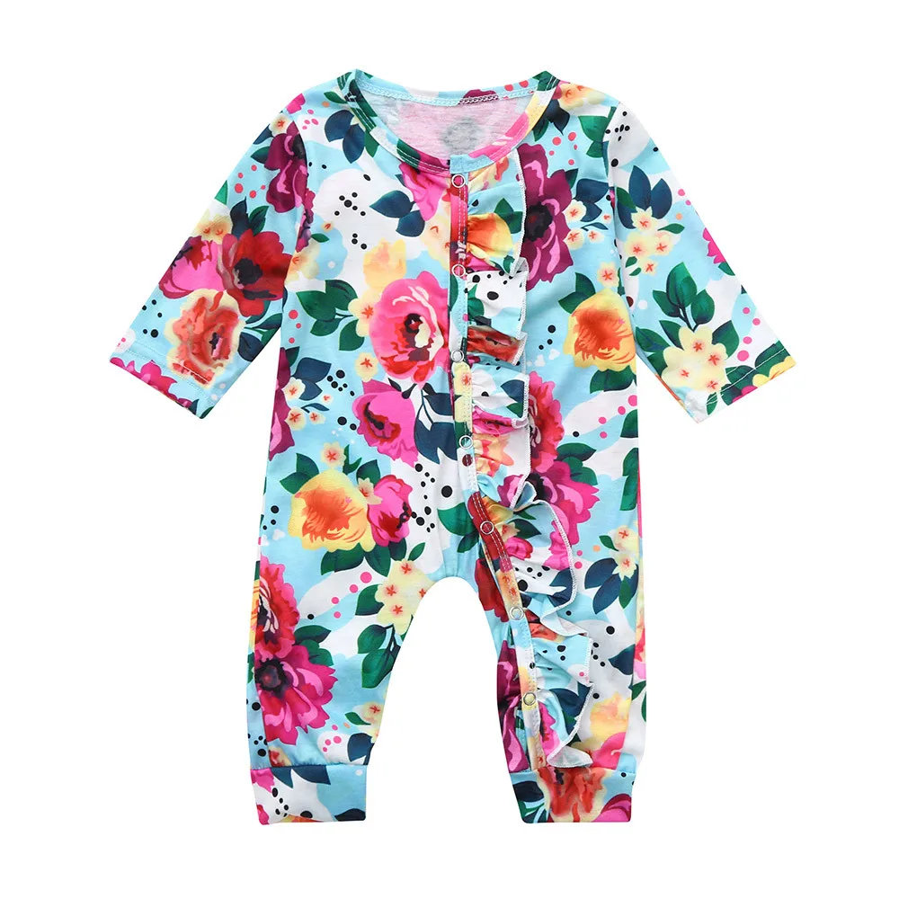 

Newborn Baby Spring Autumn Clothing Fashion 2018 New Newborn Jumpsuits Baby Boy Girl Romper Clothes Long Sleeve Infant Clothes