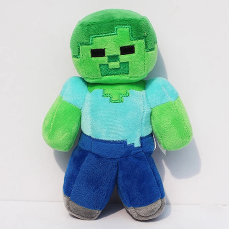 10pcs/lot 18cm Minecraft Steve Zombie Plush Toys MC Cartoon Game Plush Stuffed Toys Doll Brinquedos for Kids Children Xmas Gifts 10pcs/lot 18cm Minecraft Steve Zombie Plush Toys MC Cartoon Game Plush Stuffed Toys Doll Brinquedos for Kids Children Xmas Gifts