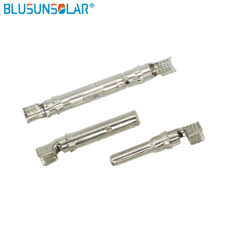 wholesale price 200 pairs/lot Copper PV Terminal Pin Solar Connector Pin for PV Solar Plug Connectors LJ0152