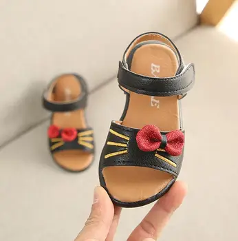 

Children Sandals Cartoon Cat Kids Girls Baby Sandals Summer Toddler Girls baby Princess Shoes Size 21-30