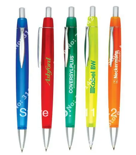 US $238.00 Customized logo Printed Promotional Plastic Ball Pen gift pen advertising ball pen in high quality