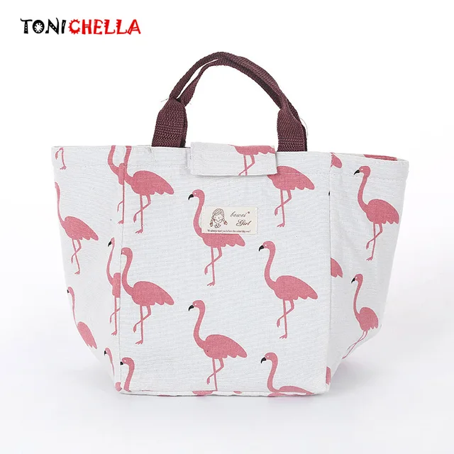 Baby Milk Bottle Insulation Flamingo Bags Waterproof Portable Lunch Baby Milk Bottle Insulation Flamingo Bags Waterproof Portable Lunch Bag Infant T Bottles Warmer Thermal