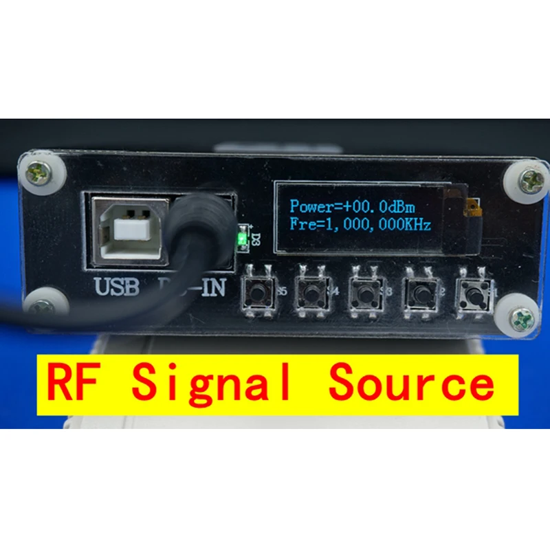OLED display ADF4351 35MHZ-4.4GHZ Signal generator frequency RF signal source 