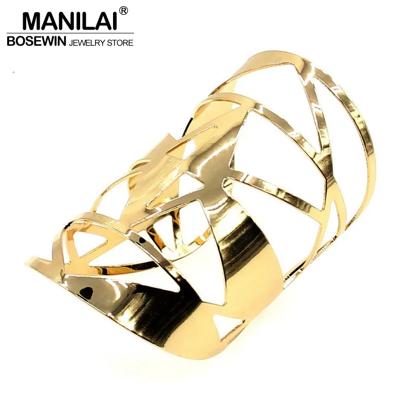 Bangle Bracelet Geometric Hollow Alloy For Women