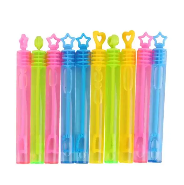 

10pcs Colorful Empty Bubble Soap Toys Bottles Wedding Birthday Party Decoration Bubbles Maker Kids Outdoor Fun Bubble Toy