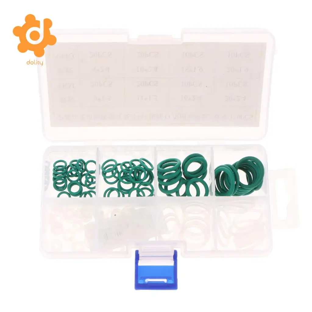 120 Pieces Universal Car Rubber O Rings Tap Washers Gasket Sealing 8 Sizes