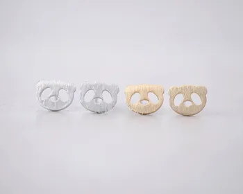 

Fashion panda stud earrings, lovely animals bear stud earrings for women