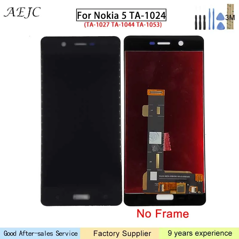 

For Nokia 5 TA-1024 TA-1027 TA-1044 TA-1053 TA-1008 TA-1030 N5 lcd Display Touch Screen Digitizer Assembly for Nokia5