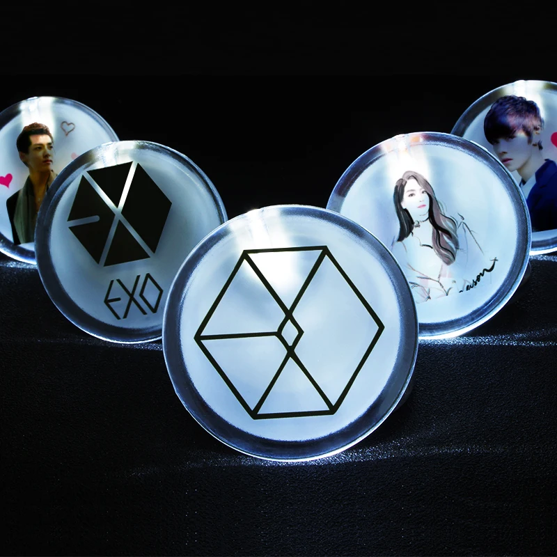 custom led button badge 55cm button broochs icons fun badge kids gift cute badge holder with your logo  (19)