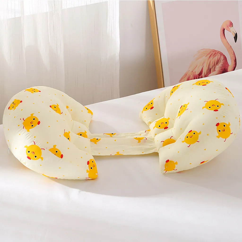 Многофункциональная подушка для кормления беременных женщин с принтом, спальная подушка для мам, u-образные подушки для беременных, боковые шпалы для беременных