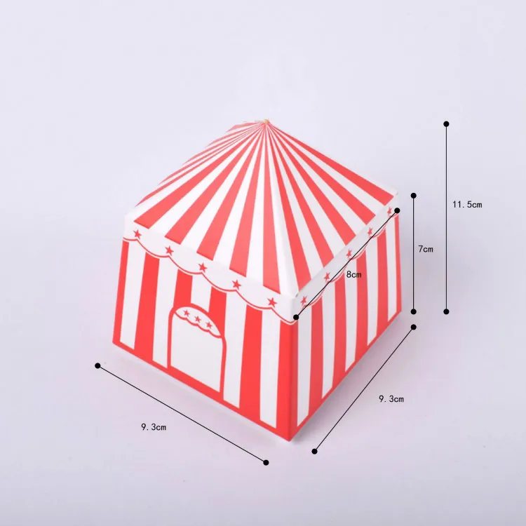 100 шт. бумажная Подарочная коробка для свадьбы вечеринки детского творчества на