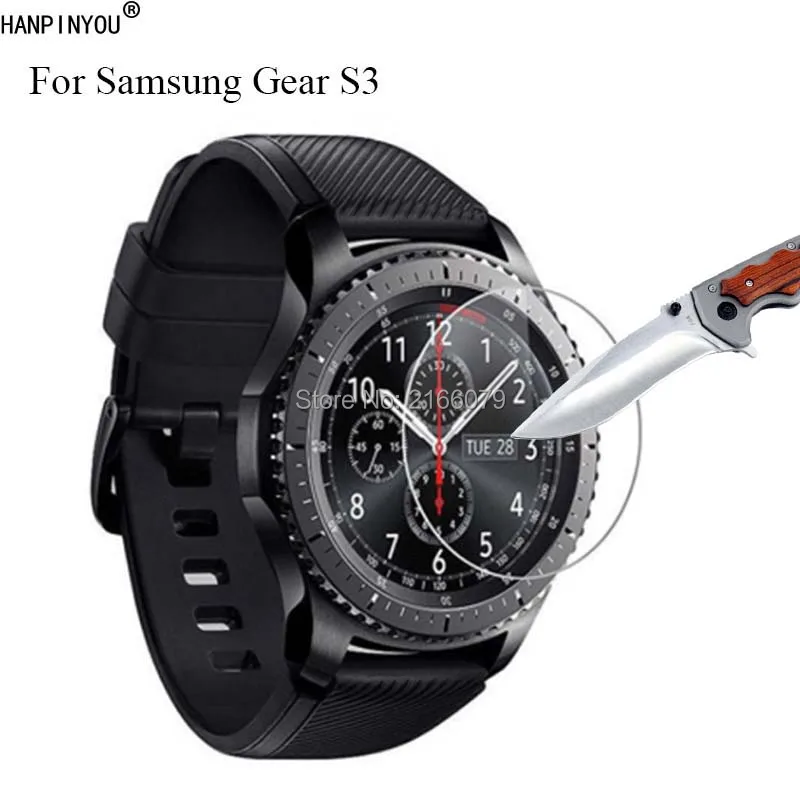 Защитное стекло 9H 2.5D для смарт-часов Samsung Gear S3 Classic / Frontier LTE | Мобильные телефоны и