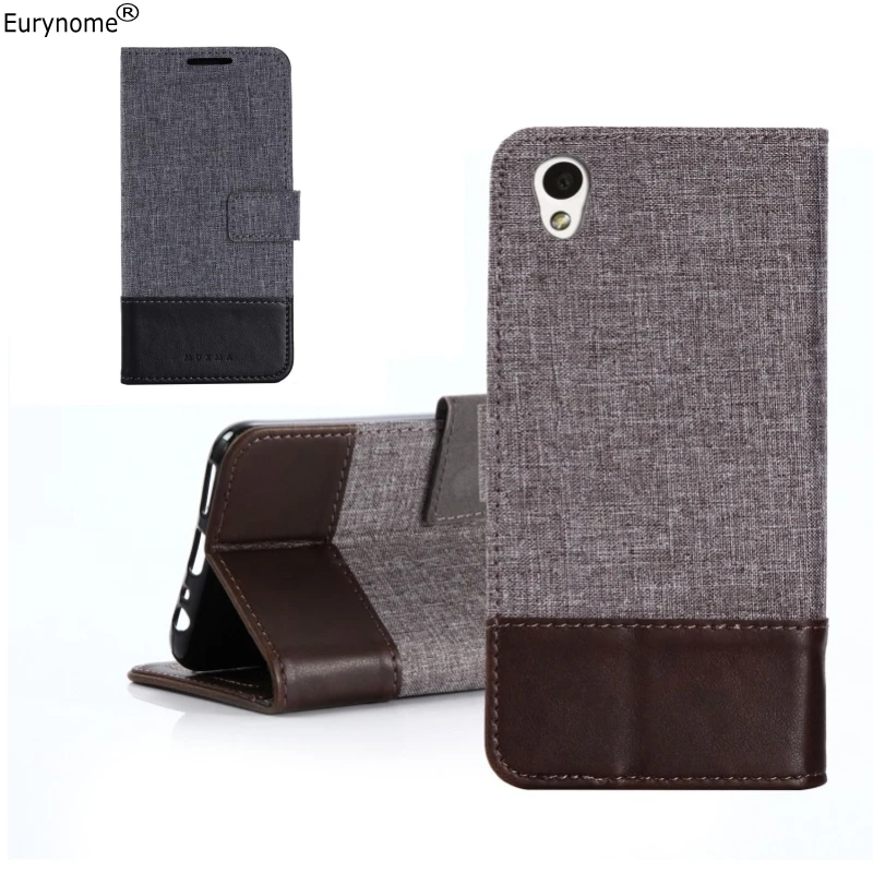 

Case for SONY Xperia L1 Cover Business Wallet Card Magnet Flip PU Leather Fabric Stand Case for SONY Xperia L1 Cover Fundas