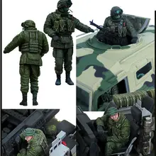[Tuskmodel] 1 35 масштаб смолы модель комплект JMP-2 Тигр современные русские солдаты