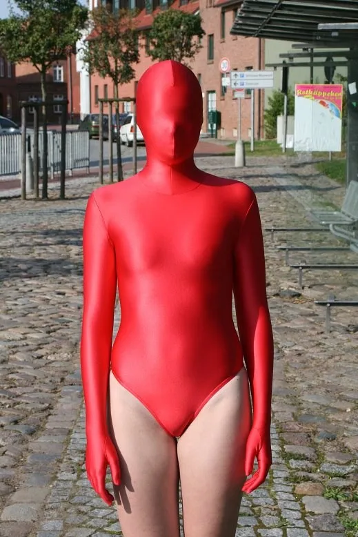 

Free Shipping Wholesale Cheap Red Lycra Spandex Unisex Leotard Party Unitards Cosplay Costume Zentai Catsuit