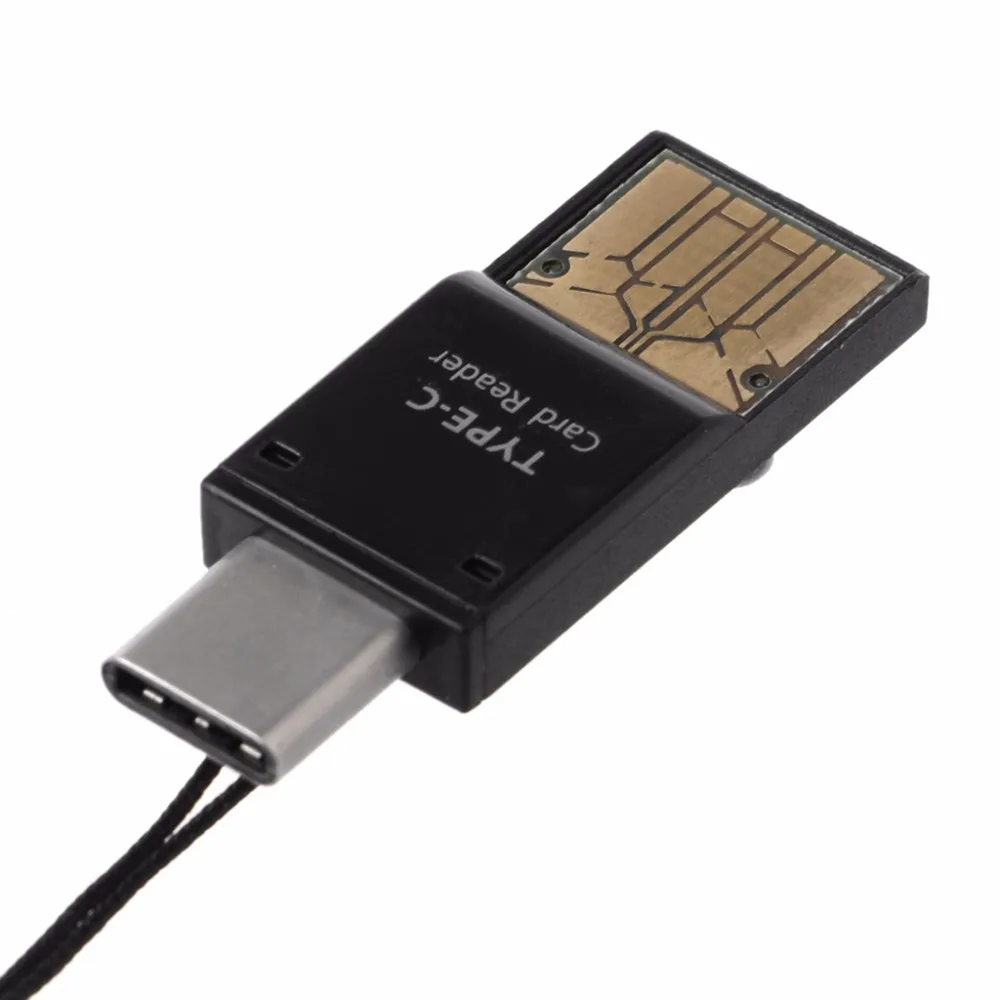 Два в одном usb type C к USB 2,0 type A Micro SD TF адаптер для чтения карт памяти