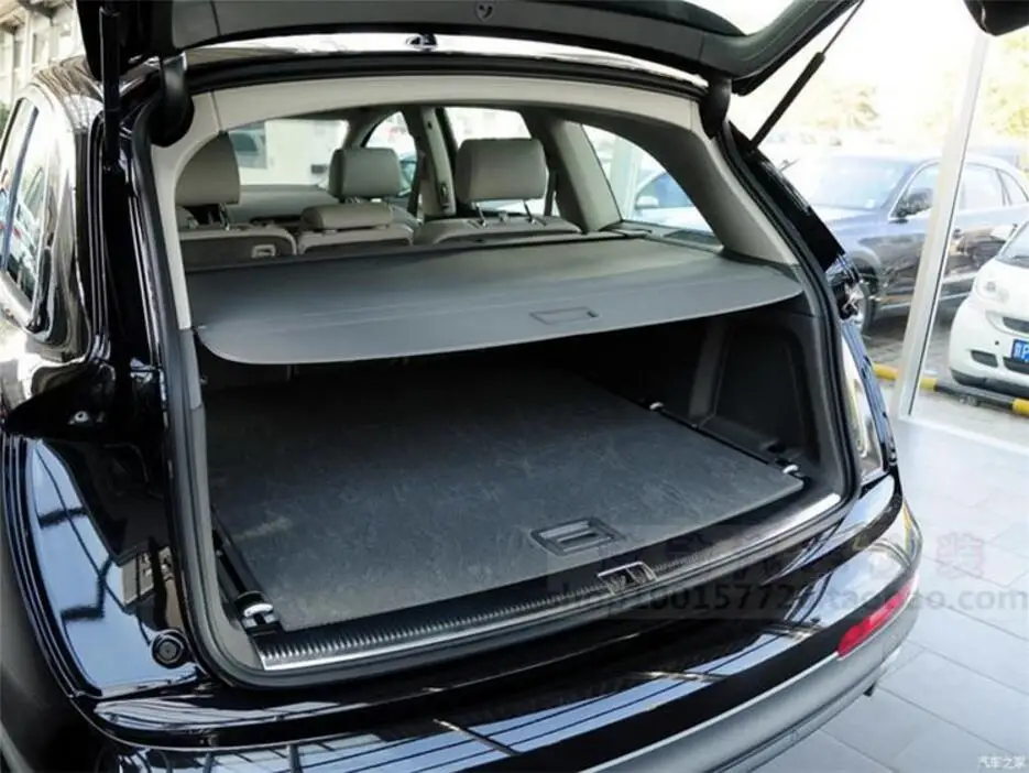JINGHANG Автомобильный задний багажник щит безопасности грузовой Чехол для Audi Q3 2010.2011.2012.2013.(черный, бежевый