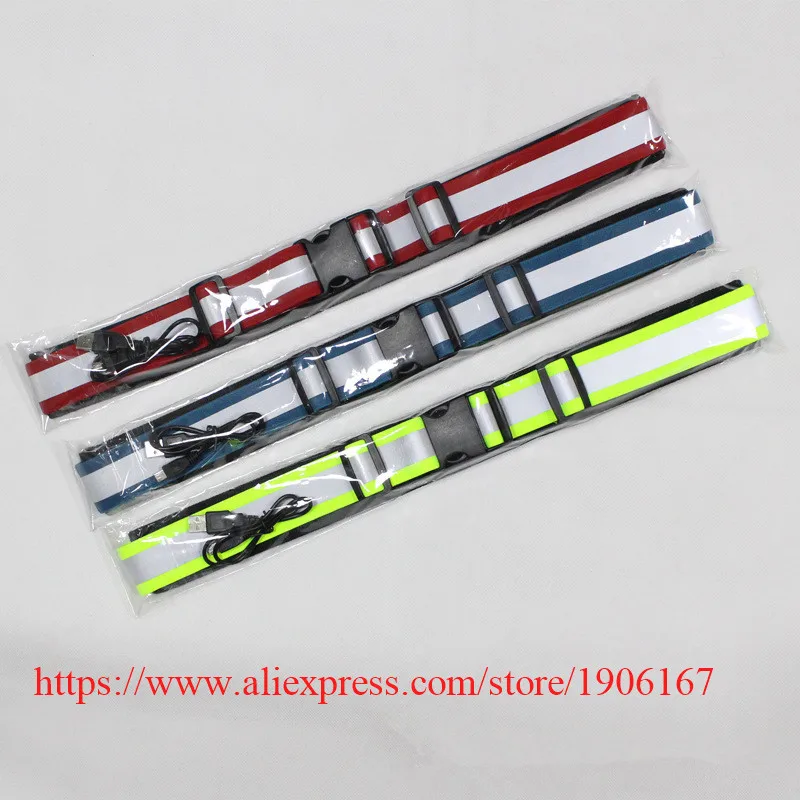 LED Flashing Waistband Safety Reflective Belt Waistband13