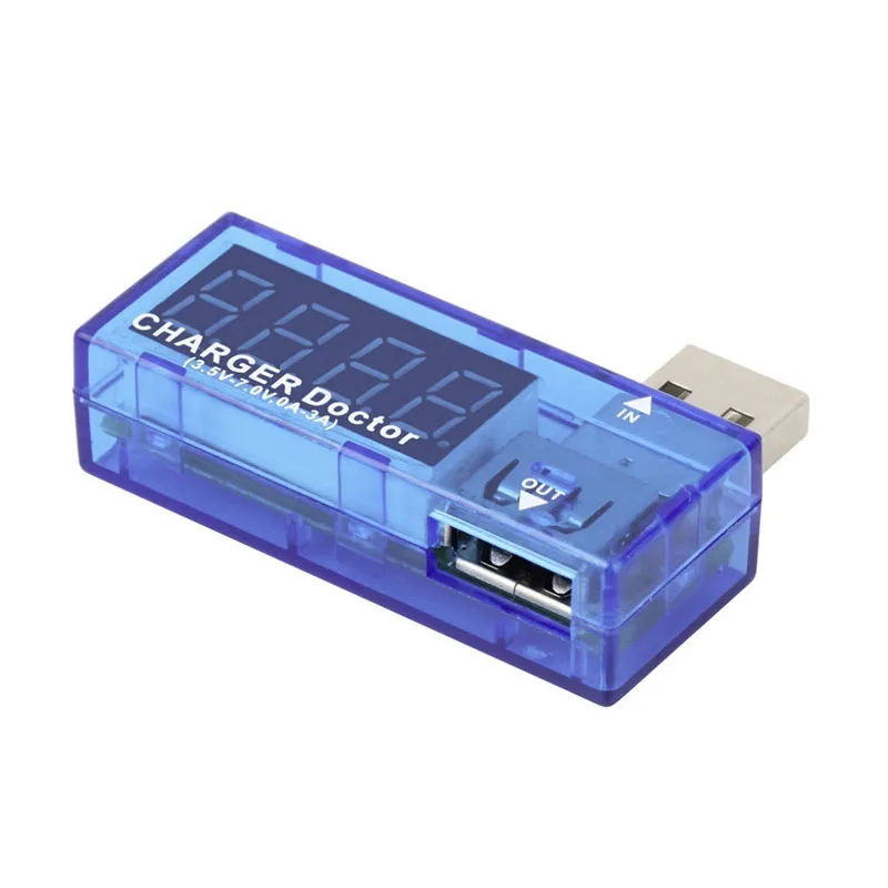USB цифровой измеритель тока и напряжения зарядное устройство амперметр детектор