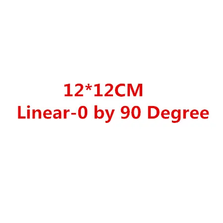 10*10CM/12*12CM Make Linear Projectors Polarizer Filters For Imax Movies,0/90&45/135 Degree 3D Polarized Filters for Projectors 